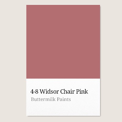 4-8 윈저 체어 핑크  - 올드빌리지 버터밀크 페인트